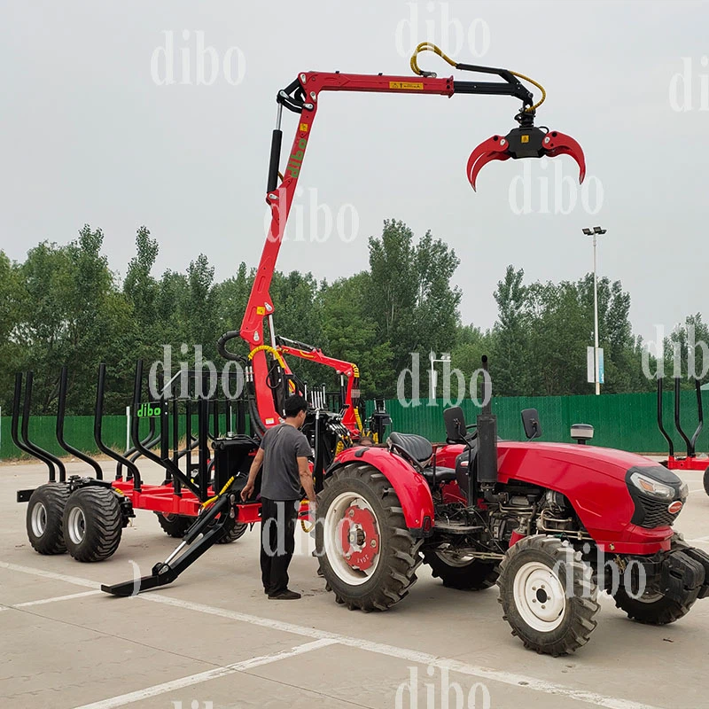 Traktör için log grapple